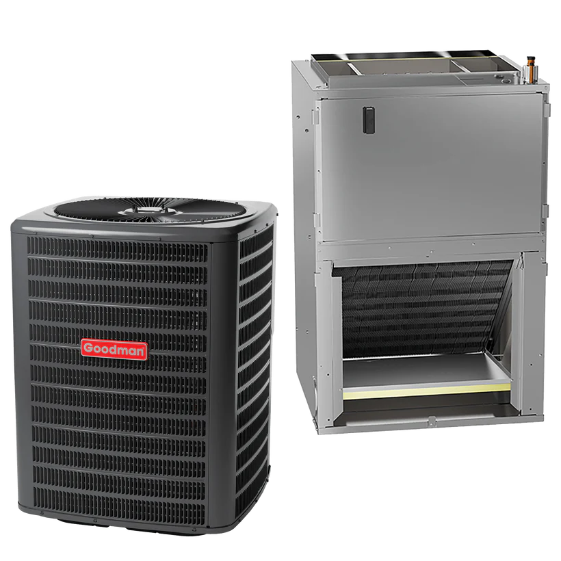 3 Ton Goodman 15.2 SEER2 R32 Central Wall Mount System GLXS4BA3610, AWST36LU13 Apartment/Condo Type