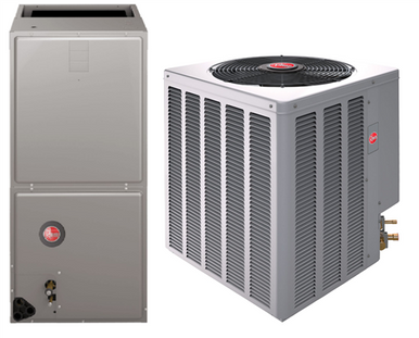 3.5 Ton Rheem Select 14.3 SEER2 R454B Two Stage Heat Pump System WP14AY42AJ2NA, RH2TY4821STANNJ