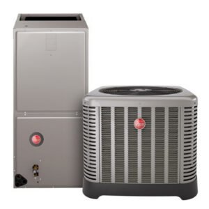 5 Ton Rheem 15.2 SEER2 R454B Central System RA15AY60AJ1NA, RH2TY6024STANNJ