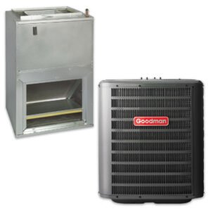 2.5 Ton Goodman 15.2 SEER2 R32 Central Wall Mount System GLXS4BA3010, AWST30LU13 Apartment/Condo Type