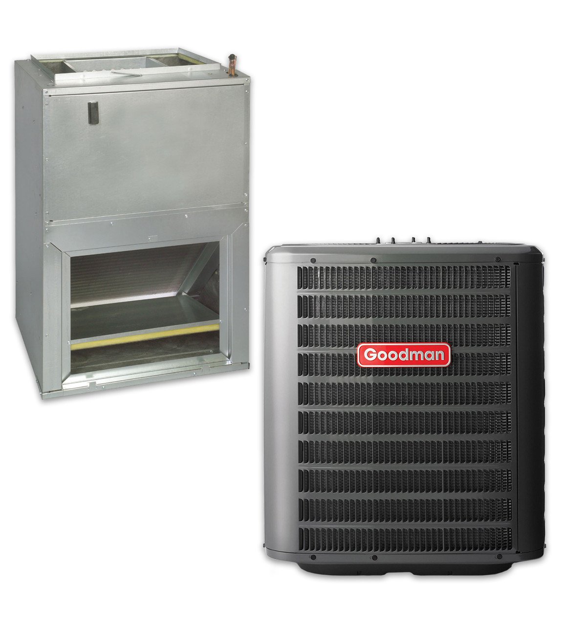 2.5 Ton Goodman 15.2 SEER2 R32 Central Wall Mount System GLXS4BA3010, AWST30LU13 Apartment/Condo Type