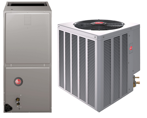 2 Ton Rheem Select 14.3 SEER2 R454B Central System WA14AY24AJ1NA, RH2TY2417STANNJ (T)